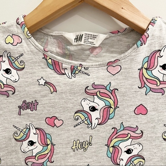 H&M Unicorn Long Sleeves Dress - Picture 3 of 7